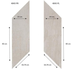 Кварцвиниловые полы Forbo Effekta Professional 0.45 4043 PRL ромб 4043 White Fine Oak PRO фото 1 | FLOORDEALER